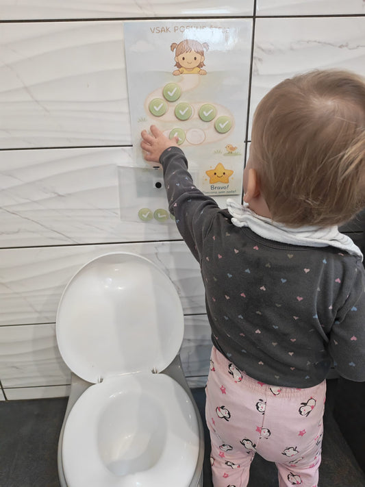 Adijo plenička – igriva pot do kahlice (2–3 leta)