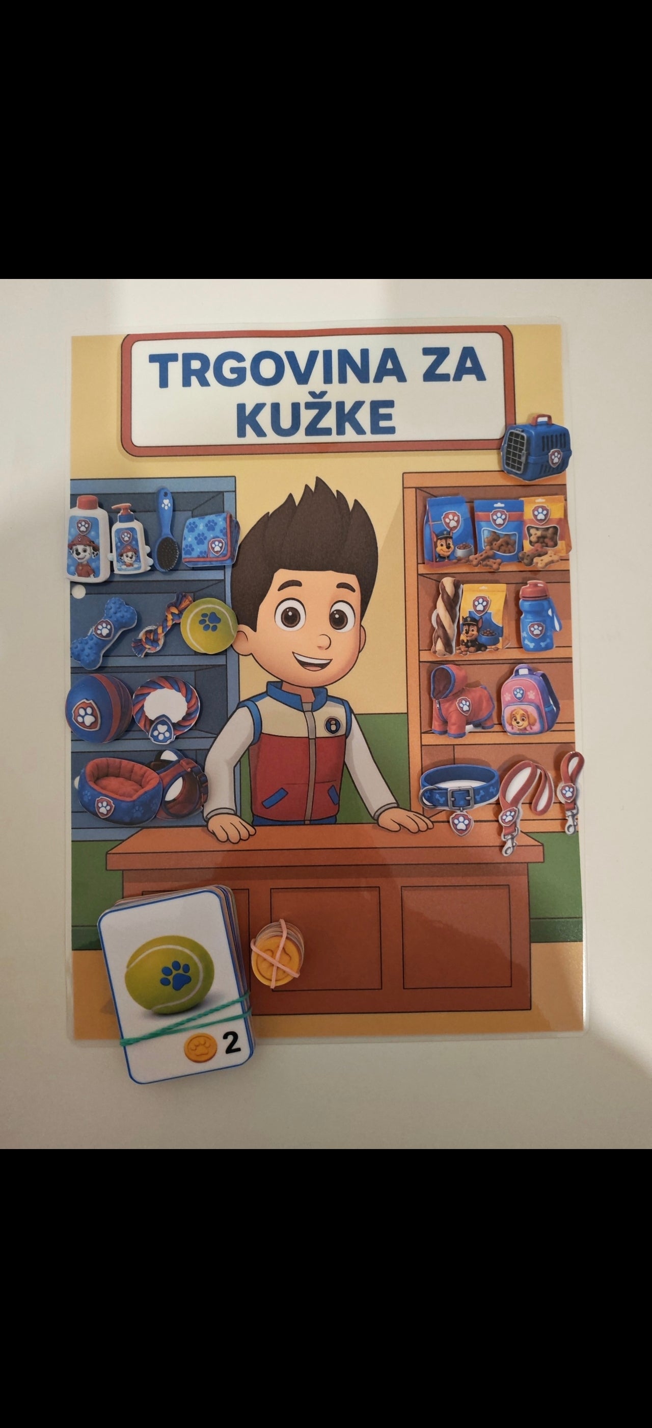 Interaktivna razvojna mapica Tačke na patrulji (3–5 let)
