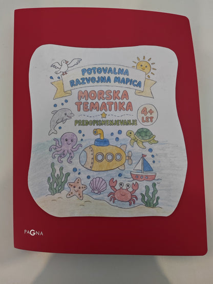 Potovalna razvojna mapica – Morska tematika (4+)