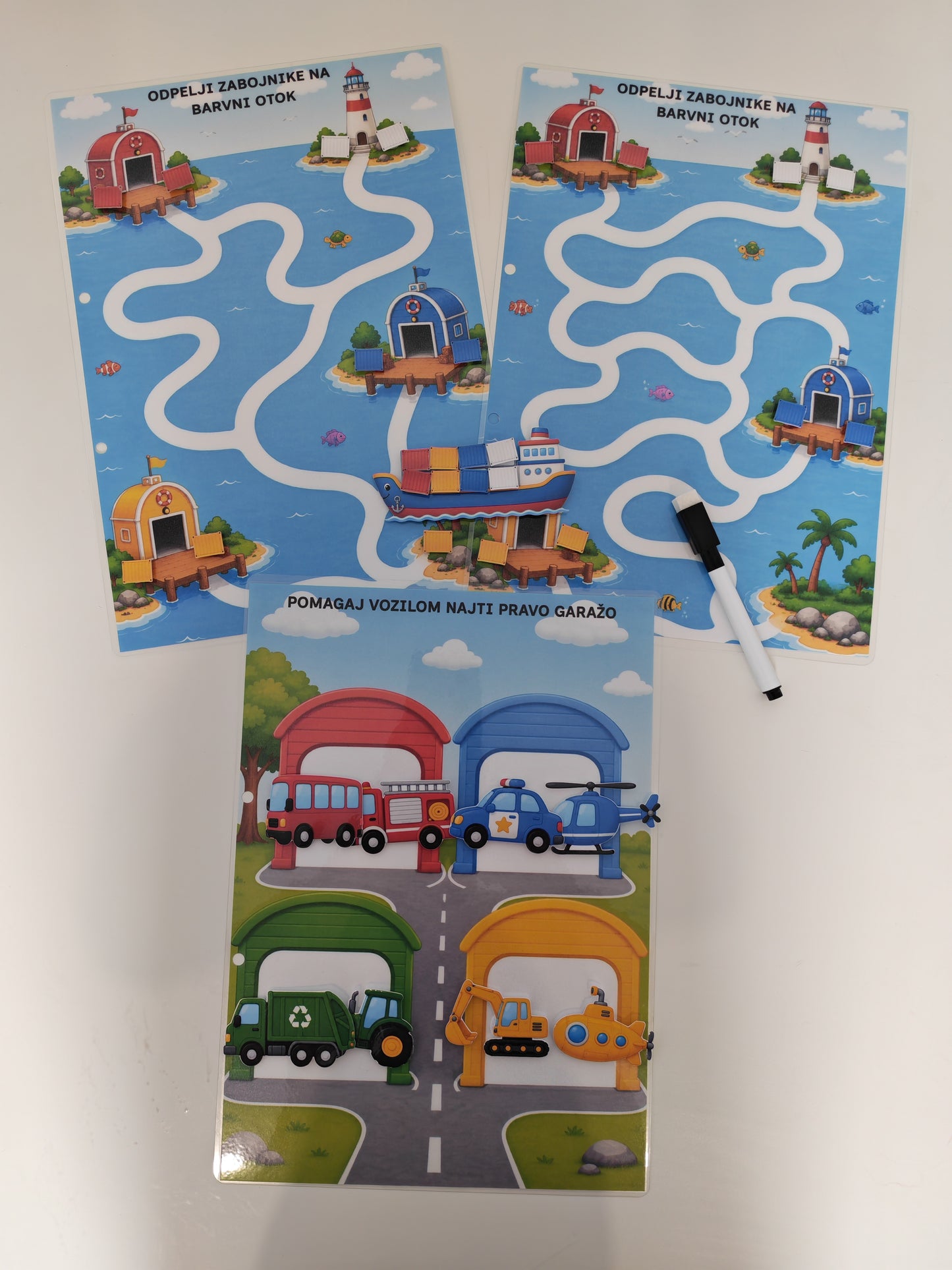 Mini mapica: Barve & vozila 🚗🎨